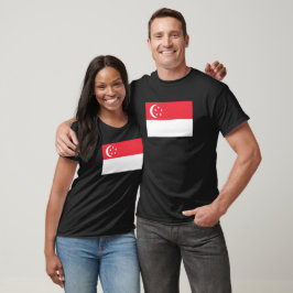 Camiseta Singapore flag T-Shirt, Patriotic