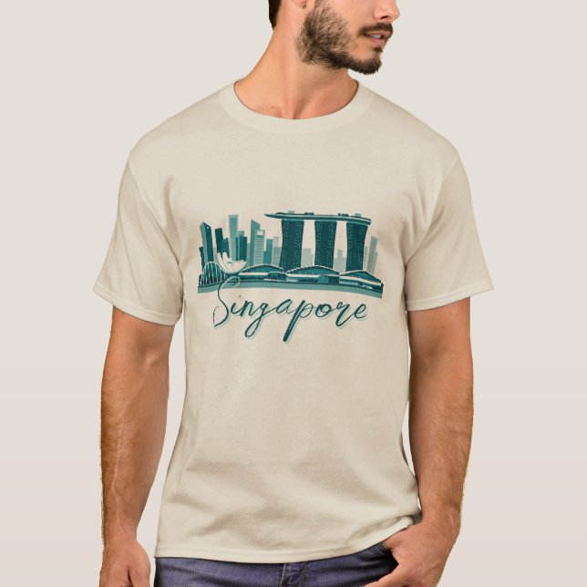 Camiseta Singapura Marina Bay Sands (Frente)