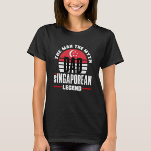 Camiseta Singapura Singapura - Dia de os pais de Sinalizado