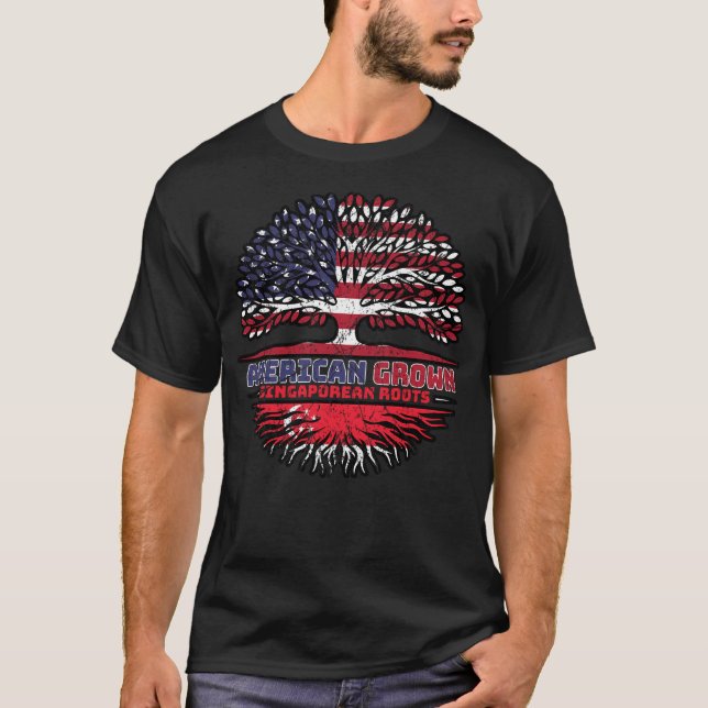 Camiseta Singapura Singapura Estados Unidos da América (Frente)