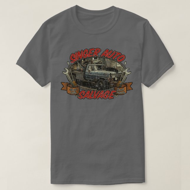 Camiseta Singer Auto Salvage 2006 (Frente do Design)