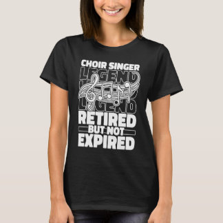 Camiseta Singer Retired Member Choirmaster Choir Singing