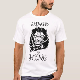 Camiseta Singh é rei Tshirt