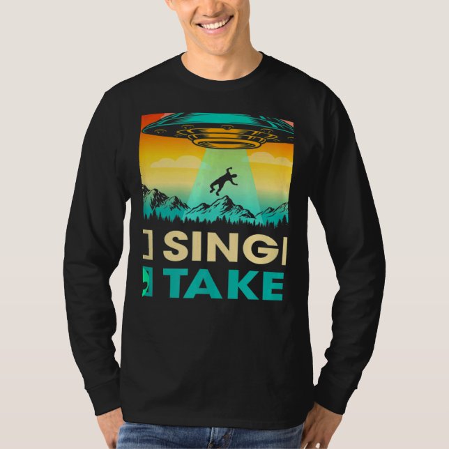 Camiseta Single Or Taken  Alien UFO Valentine's Day Men Wom (Frente)