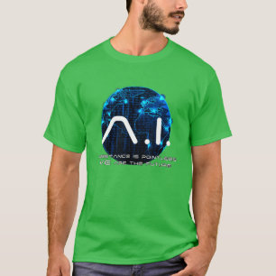 Camiseta Singularidade curiosa Menina da máquina de conspir