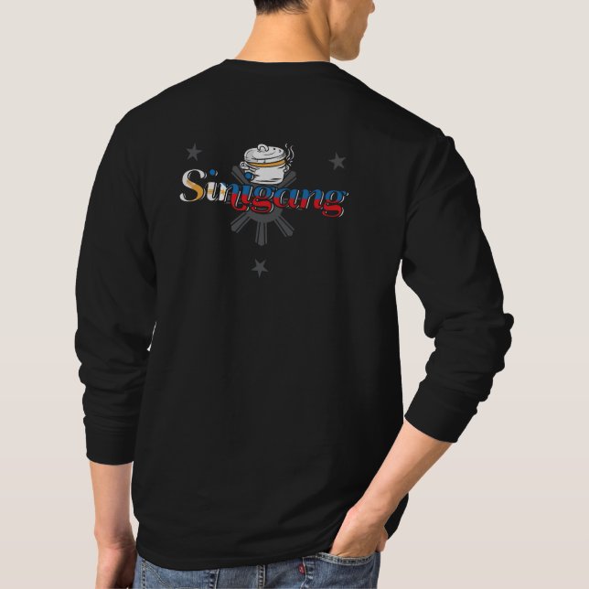 Camiseta Sinigang Filipinas Comida filipina (Verso)