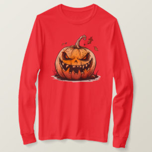 Camiseta Sinistra de Abóbora de Halloween – Creepy