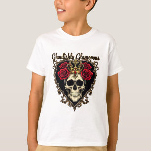 Camiseta Sinistramente Glamouroso, Elegância de Halloween e