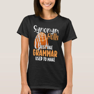 Camiseta Sinônimo de Meme Engraçado Rola Assim Como a Gramá