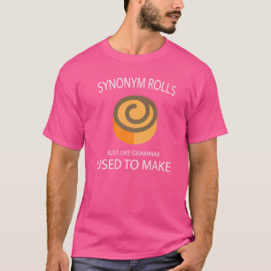 Camiseta Sinônimo Rolls Tal Como A Gramática Costumava Faze