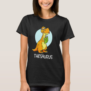 Camiseta Sinônimos de dinossauros lindos Antonyms Professor