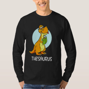 Camiseta Sinônimos de dinossauros lindos Antonyms Professor