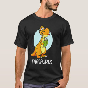 Camiseta Sinônimos de dinossauros lindos Antonyms Professor