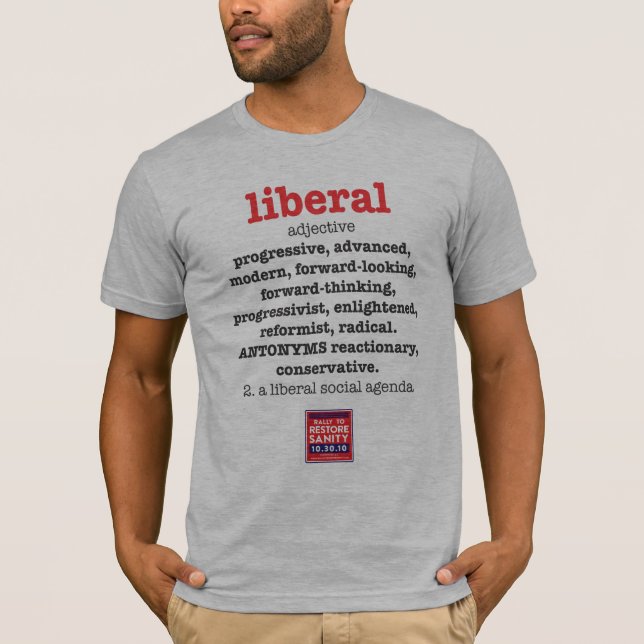 Camiseta sinónimos liberais (Frente)