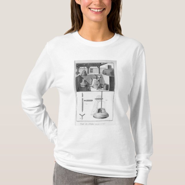 Camiseta Sinos da carcaça, ilustração 'de Encyclopedia (Frente)