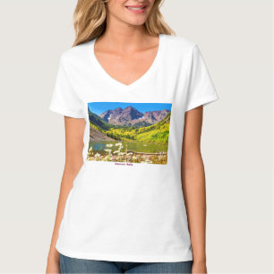 Camiseta Sinos Maroon em Aspen Colorado