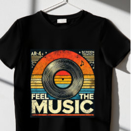Camiseta sinta a música T-Shirt