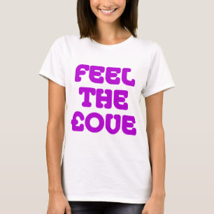 Camiseta Sinta as £ove - Roxo na Luz