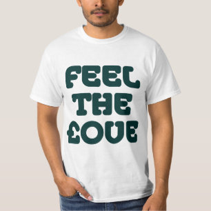 Camiseta Sinta as £ove - Verde escuro na Luz
