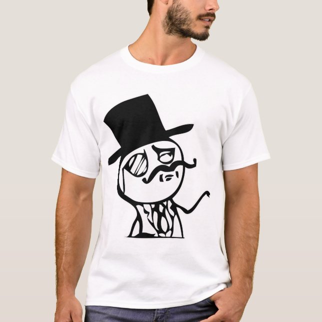 Camiseta Sinta como um meme do senhor cómico (Frente)