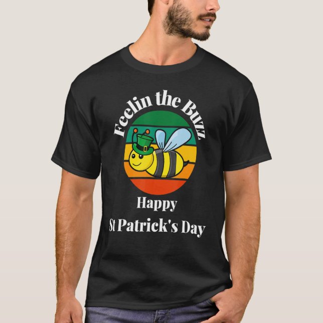 Camiseta Sinta O Duque Feliz Do Dia de São Patrício Buzz Se (Frente)