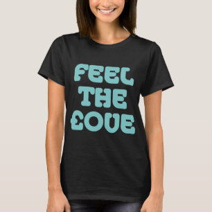 Camiseta Sinta o £ove - Lt Blue Green on Dark