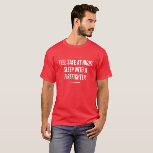 Camiseta Sinta seguro na noite, sono com