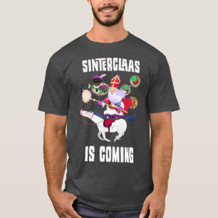Camiseta Sinterklaas vem como presente de natal engraçado