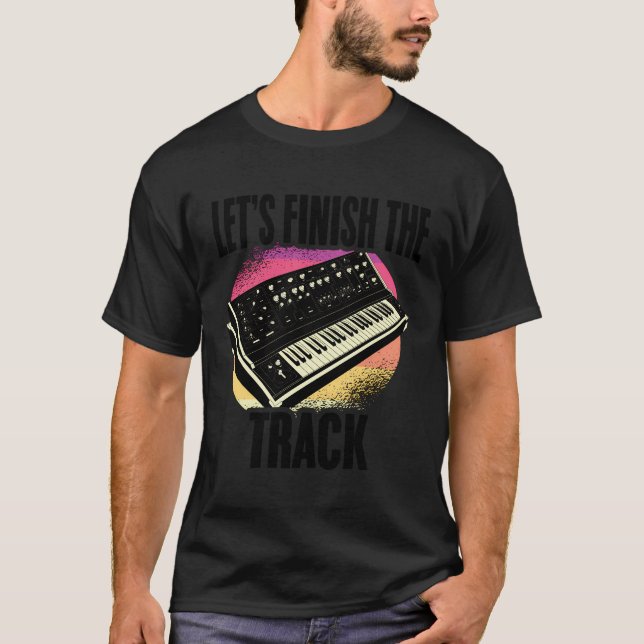 Camiseta Sintetizador de Música Eletrônica Techno Music DJ (Frente)