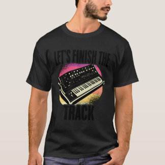 Camiseta Sintetizador de Música Eletrônica Techno Music DJ