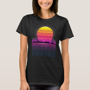 Camiseta Sintetizador de onda sintética do 80s