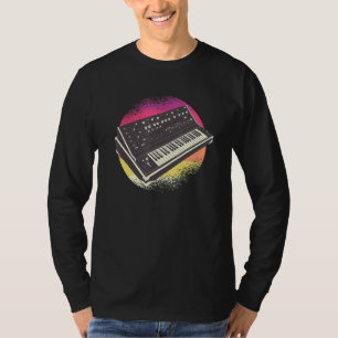 Camiseta Sintetizador do Techno Retro