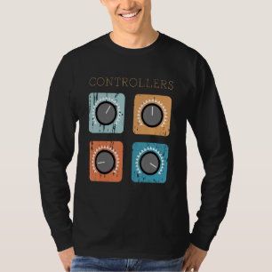Camiseta Sintetizador modular sintetizador de imagem analóg