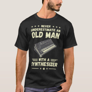 Camiseta Sintetizador Nunca Subestime um Homem Modular
