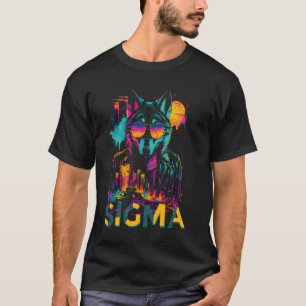 Camiseta Sinthwave Retro Gangster Sigma Mache Grindset L
