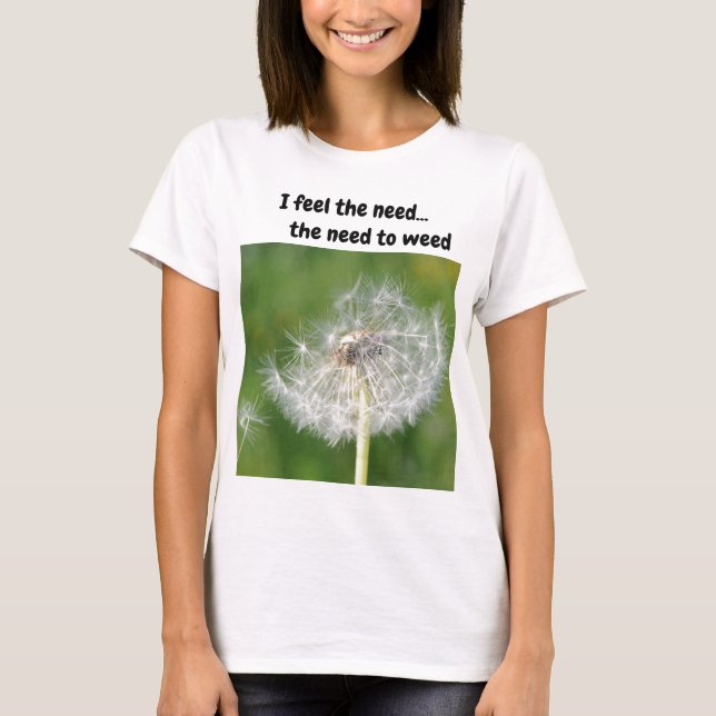 Camiseta Sinto a necessidade...a necessidade de (Frente)