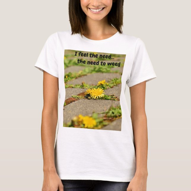 Camiseta Sinto a necessidade...a necessidade de (Frente)