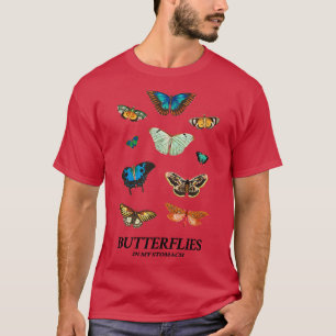 Camiseta Sinto borboletas no meu estômago