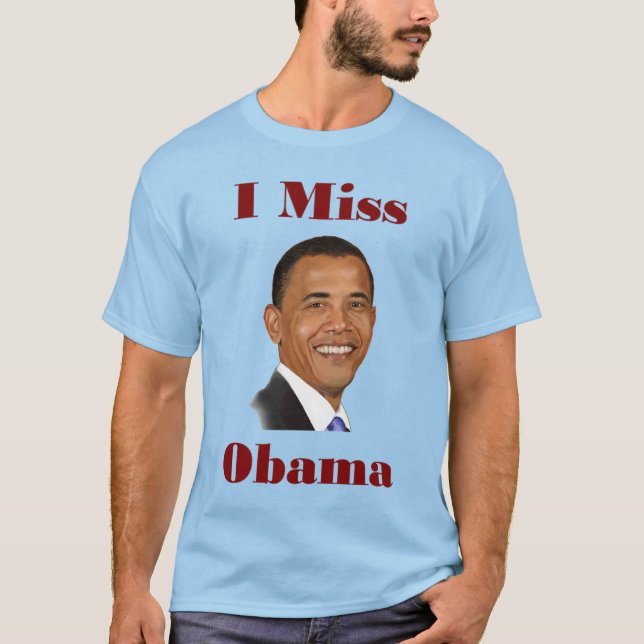 Camiseta Sinto falta de Obama (Frente)
