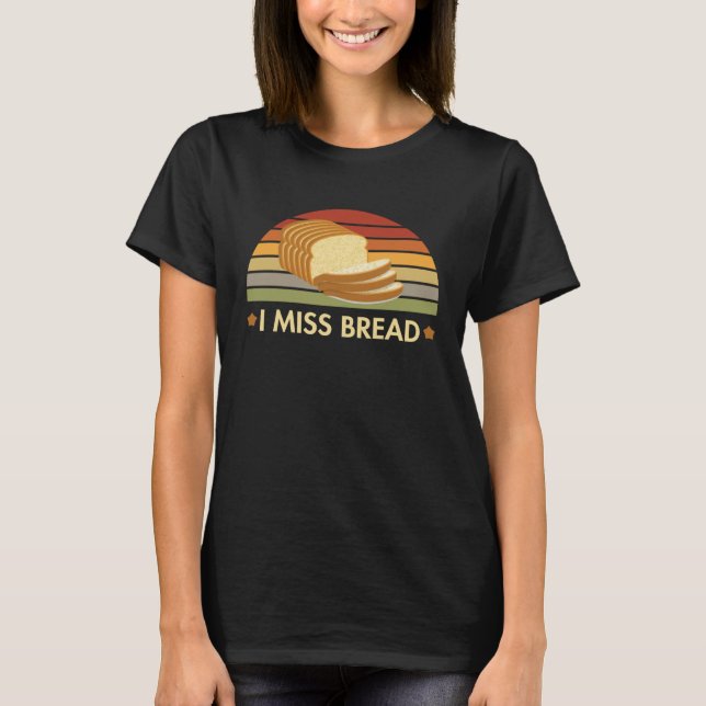 Camiseta Sinto Falta De Pão Kosher Para Páscoa Sem Challah  (Frente)