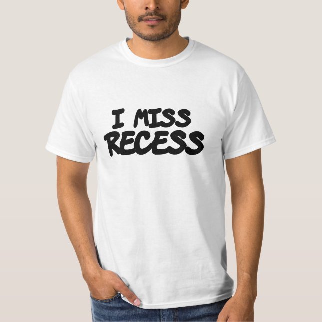 Camiseta Sinto Falta De Recess (Frente)