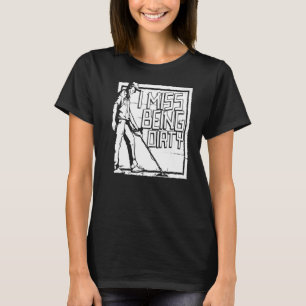 Camiseta Sinto Falta De Ser Dourada Prateado Minerais De Ge