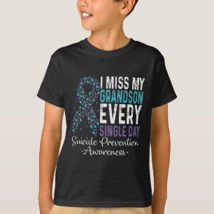 Camiseta Sinto Falta Do Meu Avô Todos Os Dias De Solteiro -