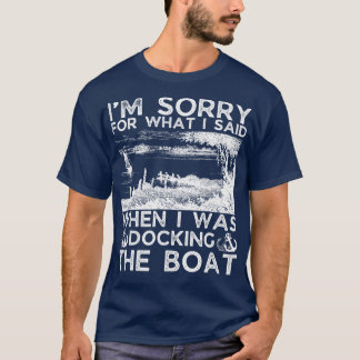Camiseta Sinto muito pelo que disse quando estava a fazer d
