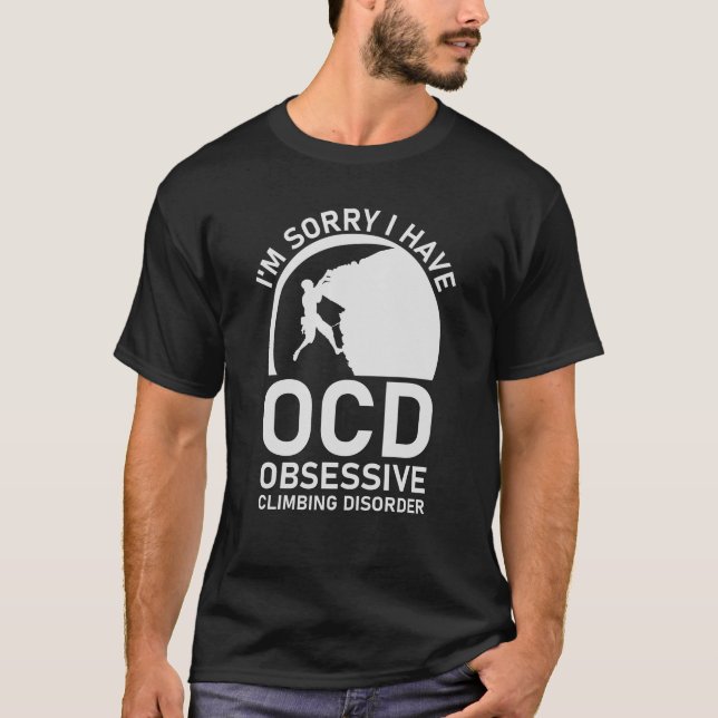 Camiseta sinto muito por ter um transtorno obsessivo de esc (Frente)