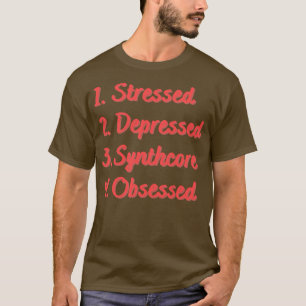 Camiseta Sintomas Deprimidos Estressados Obcecados