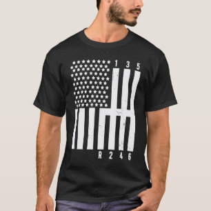 Camiseta Sintonizador da Bandeira dos EUA Mecânico Ferramen