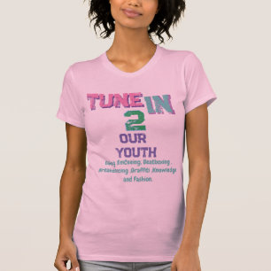 Camiseta Sintonizar Cor-de-Rosa, Fazer Camisa-T Excelente S