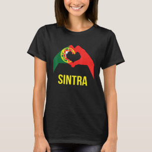 Camiseta Sintra Cidade Portuguesa Amor Bandeira de Portugal