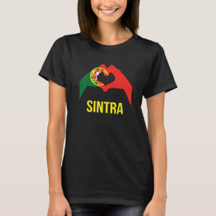 Camiseta Sintra Cidade Portuguesa Amor Bandeira de Portugal